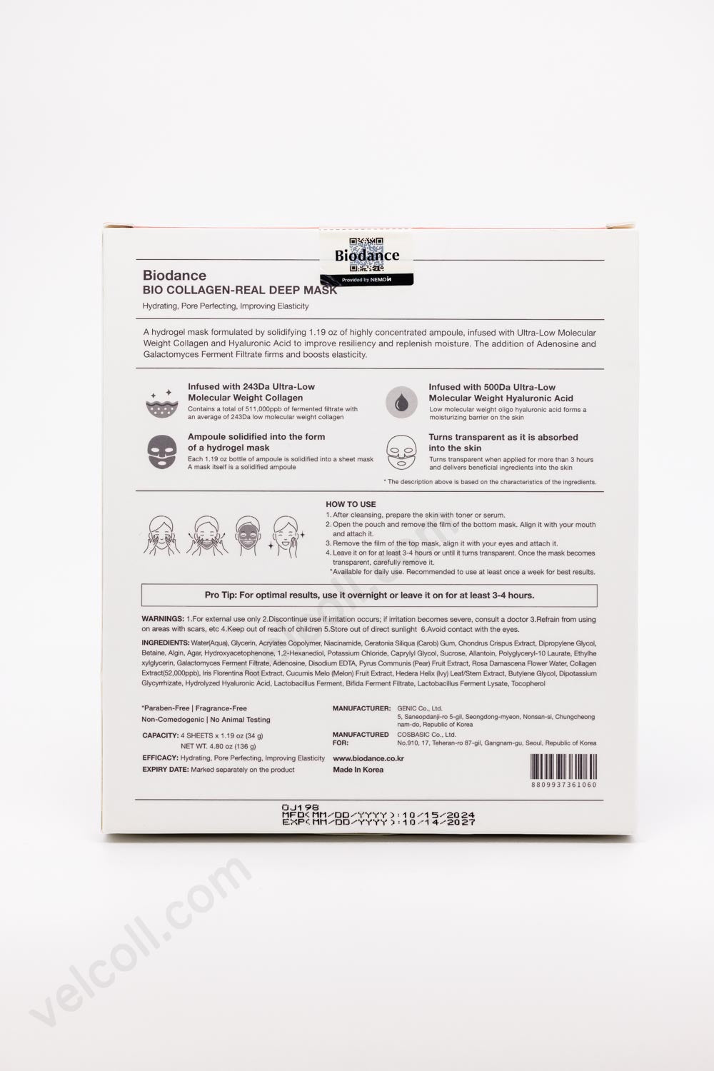 Biodance Bio Collagen-Real Deep Mask