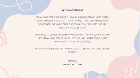 Welcome Letter