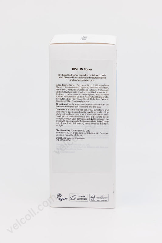 Torriden DIVE-IN Low Molecular Hyaluronic Acid Toner