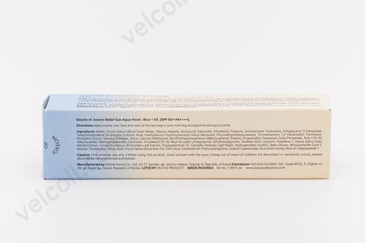 Beauty of Joseon – Relief Sun: Aqua Fresh Rice + B5 SPF50+ PA++++