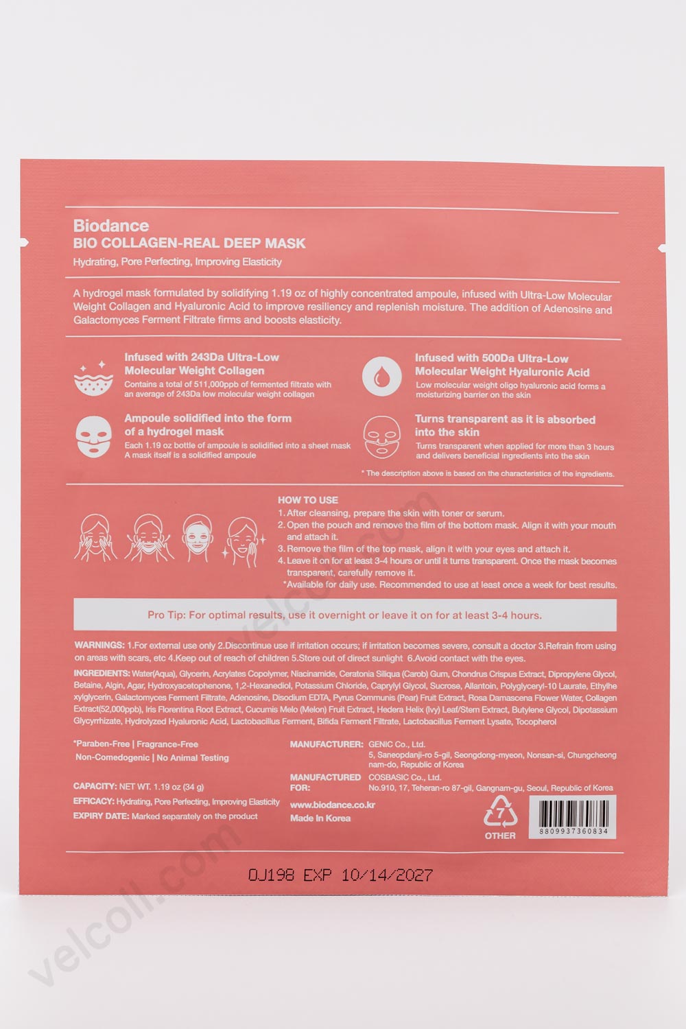 Biodance   Bio Collagen-Real Deep Mask